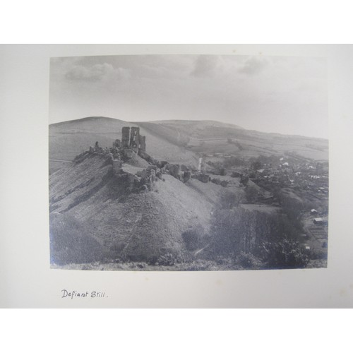 71 - Dorset interest photograph album with holograph titling and dated South Dorset 1954, with twenty-fou... 