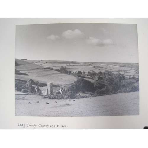 71 - Dorset interest photograph album with holograph titling and dated South Dorset 1954, with twenty-fou... 