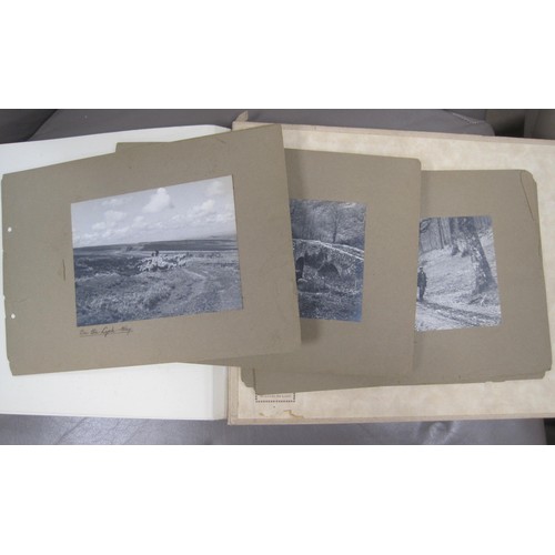 71 - Dorset interest photograph album with holograph titling and dated South Dorset 1954, with twenty-fou... 