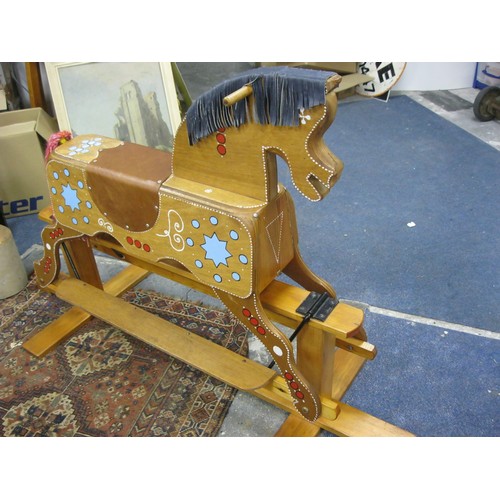 204 - A vintage rocking horse in good order