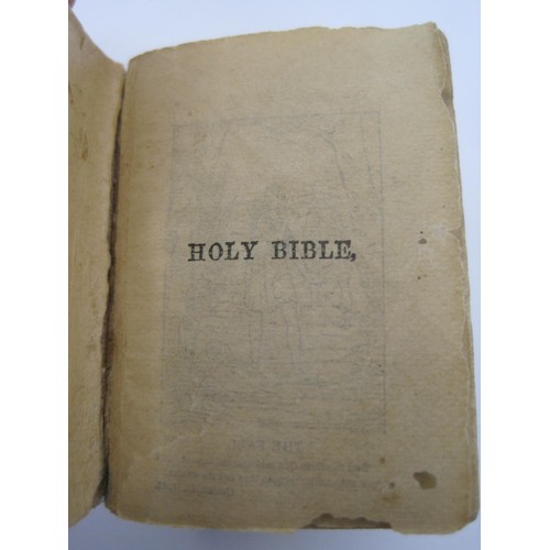 171 - A miniature printed bible by David Bryce & Son dating to 1839