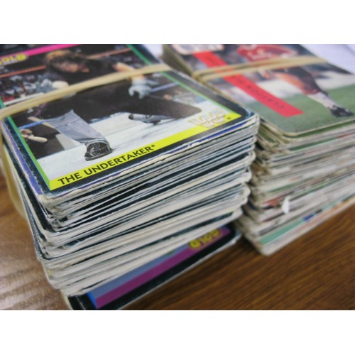 110 - 2 bundles of vintage trade cards, one consisting of England Pro Set football cards and the other of ... 