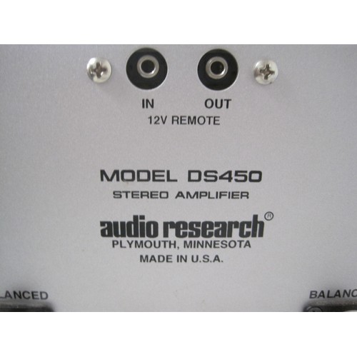 45 - An Audio Research DS450 amplifier in original packaging, full working order and in mint condition