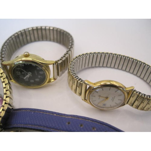 62 - An assortment of thirteen ladies quartz wrist watches, including Lorus, Limit, Sekonda, Rotary etc. ... 