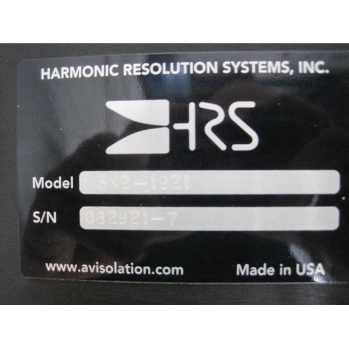 44 - An Harmonic Resolution Systems M3X2-1921 Isolation Base designed for DAC boxed with papers