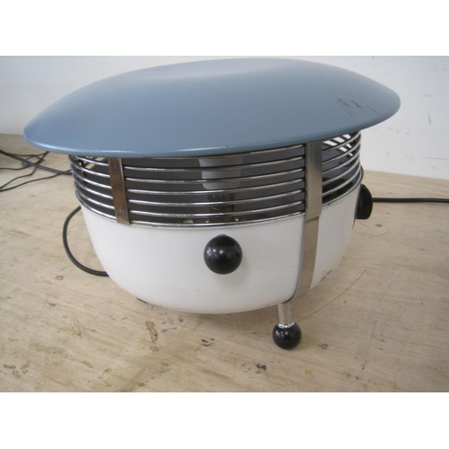 52 - Vintage Pifco Heater converted to a light, fitted with a remote control colour changing light bulb, ... 