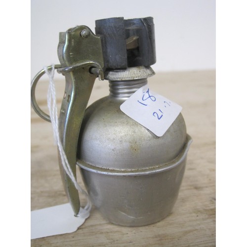 184 - An inert hand grenade. Height 10cms