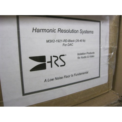 44 - An Harmonic Resolution Systems M3X2-1921 Isolation Base designed for DAC boxed with papers