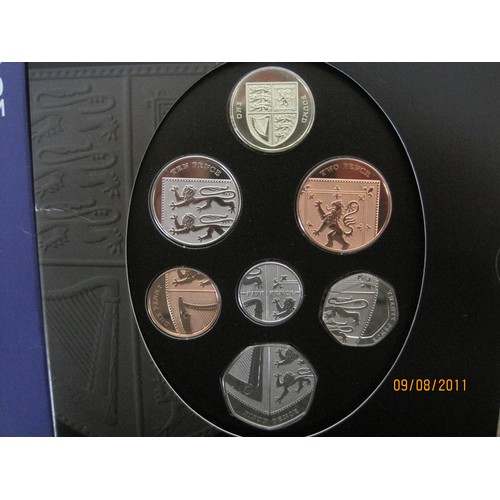 264 - 2004 and Royal Shield of Arms, Royal Mint Cased Proof Coin Sets