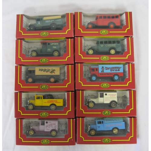 99 - Sixteen Cameo from Corgi Village Collection die cast model vehicles in original boxes and outer pack... 