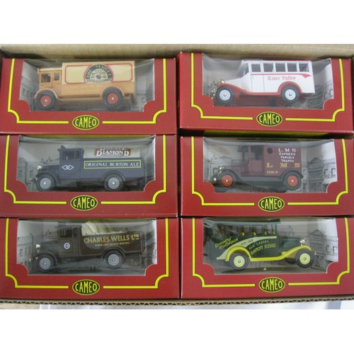 99 - Sixteen Cameo from Corgi Village Collection die cast model vehicles in original boxes and outer pack... 