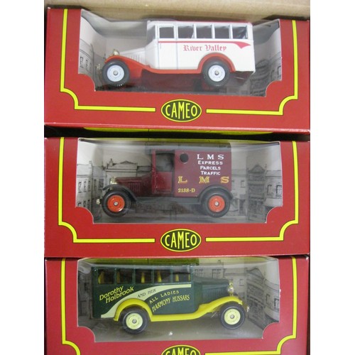 99 - Sixteen Cameo from Corgi Village Collection die cast model vehicles in original boxes and outer pack... 