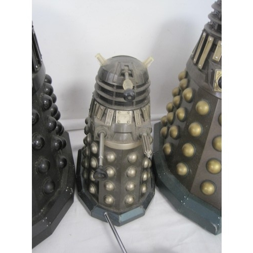 37 - Box of remote control Dalek figurines from Doctor Who