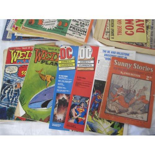 177 - A selection of Viz magazines and other comics, some vintage