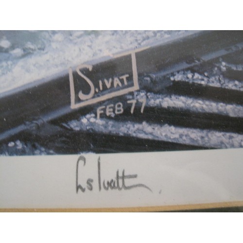 60 - F&G British Rail Signed Print titled Last Day.