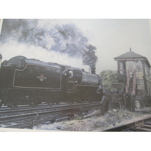 60 - F&G British Rail Signed Print titled Last Day.