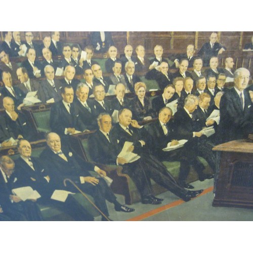 37 - After Alfred Reginald Thomson R.A. (1894-1979) - 'The Debate on the Address, 1st November 1960', (Pa... 