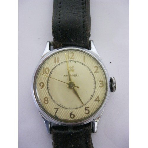 226 - Seven assorted gents wristwatches including a Rotary mechanical and an Ingersoll mechanical. A/f the... 