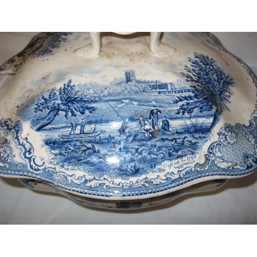 222 - A selection of Johnson Bros 'Old Britain Castles' china including plates, tureens, serving plate etc