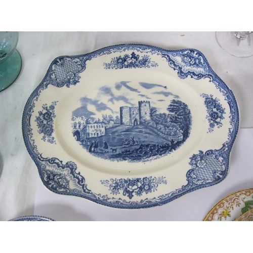 222 - A selection of Johnson Bros 'Old Britain Castles' china including plates, tureens, serving plate etc