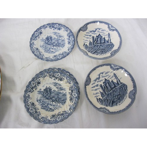 222 - A selection of Johnson Bros 'Old Britain Castles' china including plates, tureens, serving plate etc