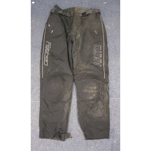 39 - A Ladies Buffalo branded motorcycling jacket and a pair of Python branded motorcycling trousers, bot... 