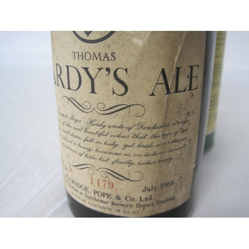 54 - Hardy's Ale Dated July  1968. Bottle No A. Brewed and Bottled at Dorchester Brewery. (Eldridge Pope)