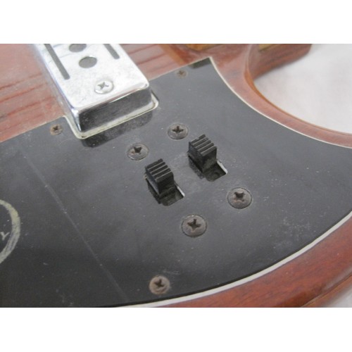 89 - An electric guitar, manufacturer name appears to be 'Kay' but wear to marking.