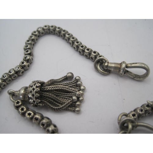 104 - Very ornate Albertina Watch Chain with Tassel