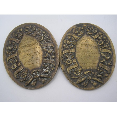 108 - A pair of Bronze Association of Bloodhounds Prize Medallions 1930 and 1935