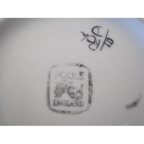 146 - A Poole pottery ROL freeform pattern bowl looks to have been painted by Diane Holloway