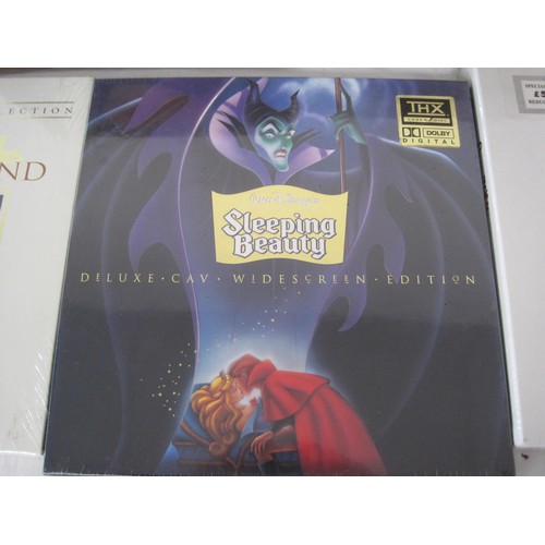 177 - Six Walt Disney laserdiscs in original packaging and sealed cellophane. (1) Exclusive Archive Collec... 