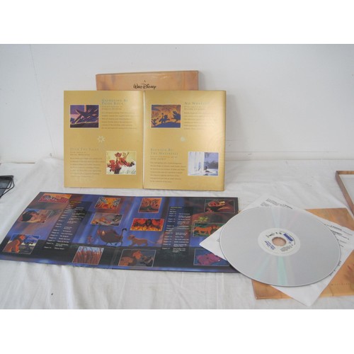 179 - Four boxed Walt Disney laserdiscs - (1) The Lion King DeLuxe Letterbox Edition (no cellophane). (2 &... 