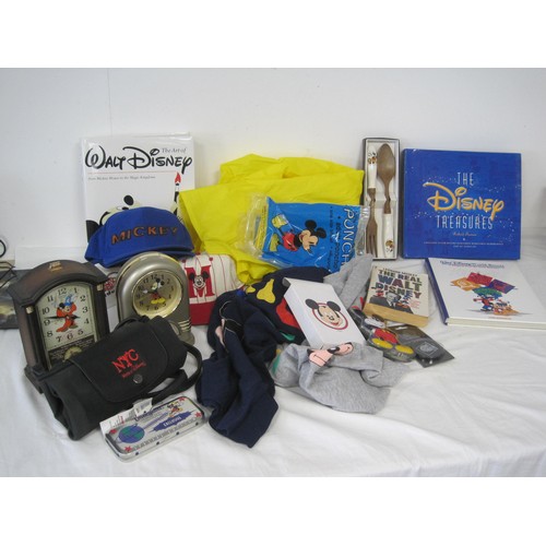 192 - A box of Walt Disney related clothing and items including two United Colors of Bennetton 'Friends of... 