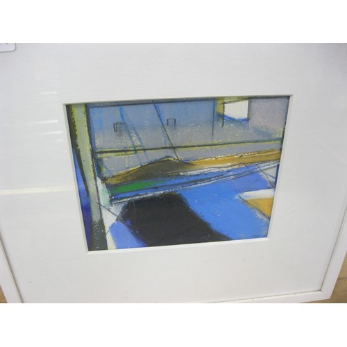 78 - 'Dolphin Quay IV', pastel and gouache, initialled PB lower right, framed and glazed, 38cm x 40cm, ti... 