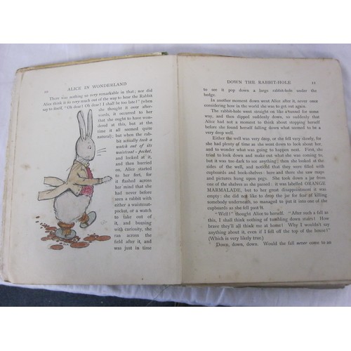 219 - Four books Alice in Wonderland with illustrations by Mabel Lucie Atwell, Hans Anderson fairy's stori... 