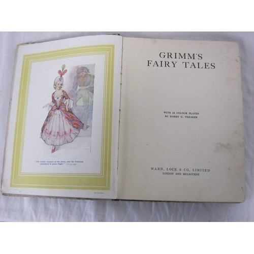 219 - Four books Alice in Wonderland with illustrations by Mabel Lucie Atwell, Hans Anderson fairy's stori... 