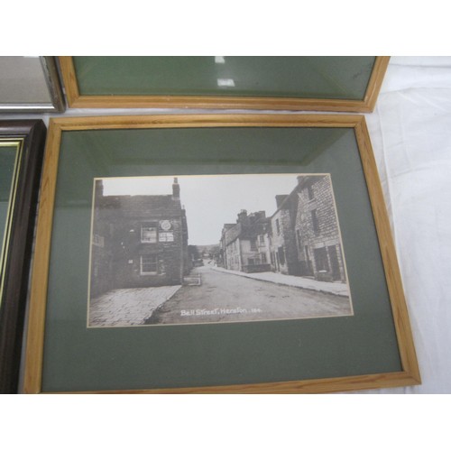 2 - Dorset interest - a framed and glazed aerial photograph of Swanage dated 1982, and four reproduction... 