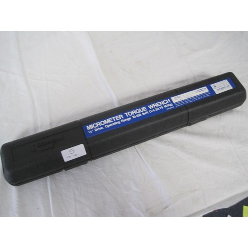 5 - Micrometer Torque Wrench