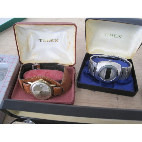 67 - A selection of boxed watches to include Seth Thomas ,Timex,accurist etc.