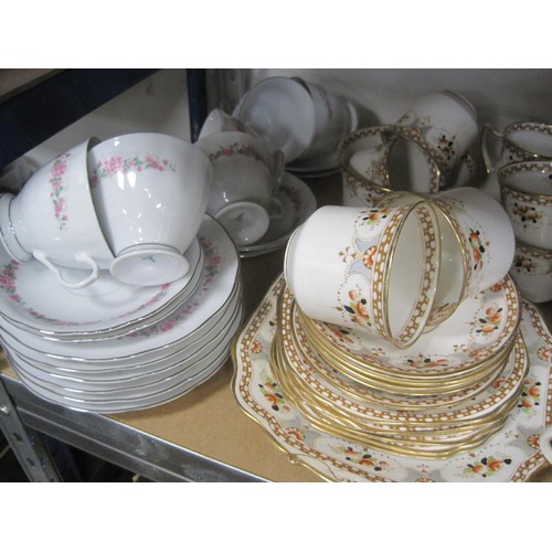 30 - An assortment of tea ware, including Broadhurst, etc