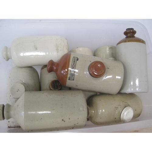 48 - A collection of stoneware footwarmers