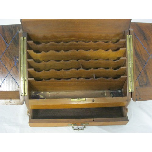 225 - Vintage Wooden Stationery Cabinet.