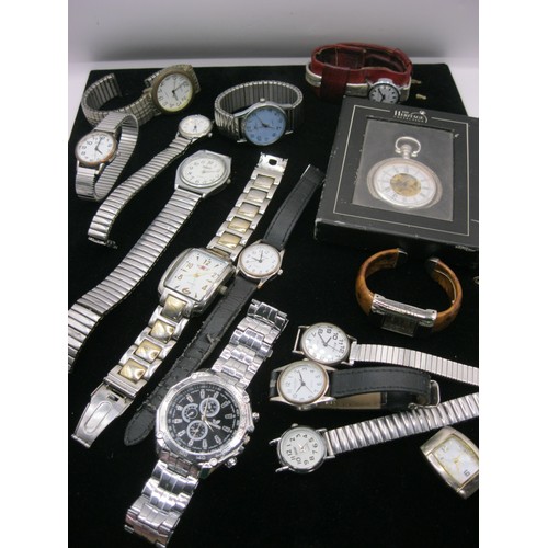 106 - A good selection of Watches both Ladies and gents ,some fully operational ,other in need of a batter... 