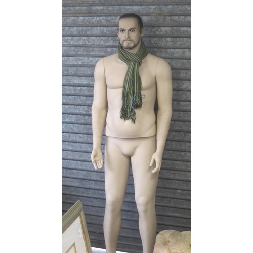 63 - A male mannequin of European manufacture, particularly lifelike