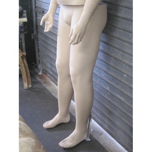 63 - A male mannequin of European manufacture, particularly lifelike