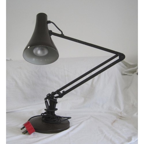 121 - A brown Anglepoise desk lamp, slight a/f surface rust to base