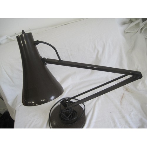 121 - A brown Anglepoise desk lamp, slight a/f surface rust to base