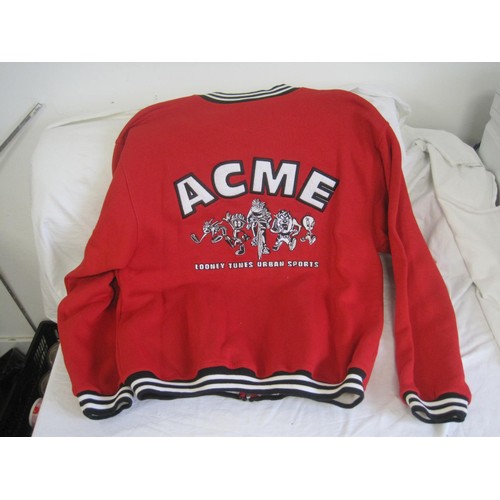 200 - Acme Clothing Company Looney Tunes Urban Sports jacket size M, and a Gravity Macy's Thanksgiving Day... 