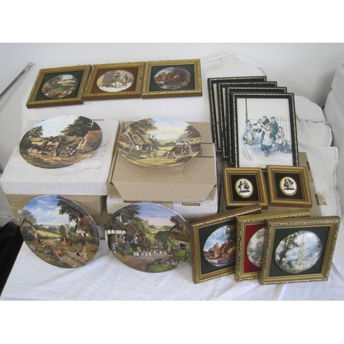 167 - Thirteen boxed collector's plates (Bradford Exchange 'Harvest Home', traditional country scenes, etc... 